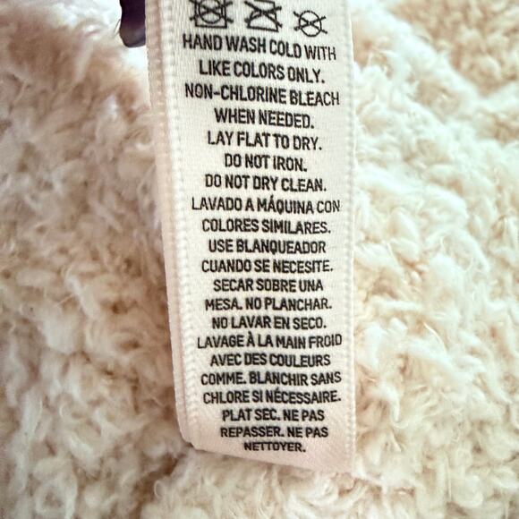 SKIMS Cozy Knit Wrap Top & Jogger Rose Pink Long Sleeve Cropped  Soft Lounge S/M - Picture 9 of 14